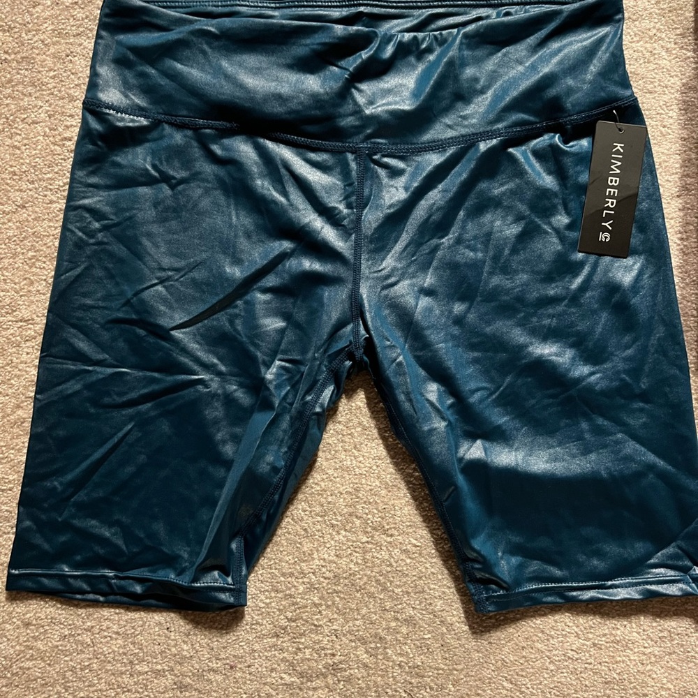 Blue colored BRAND NEW NW Biker Shorts